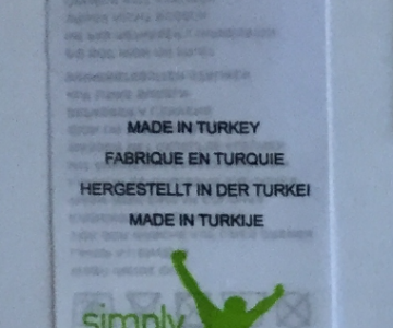 Saten Kumaş Etiket